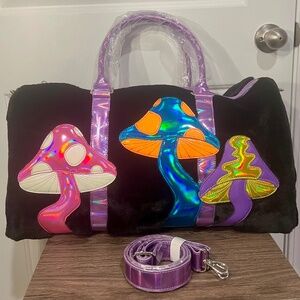 Dolls Kill Current Mood Lost in wonderland fuzzy weekender.